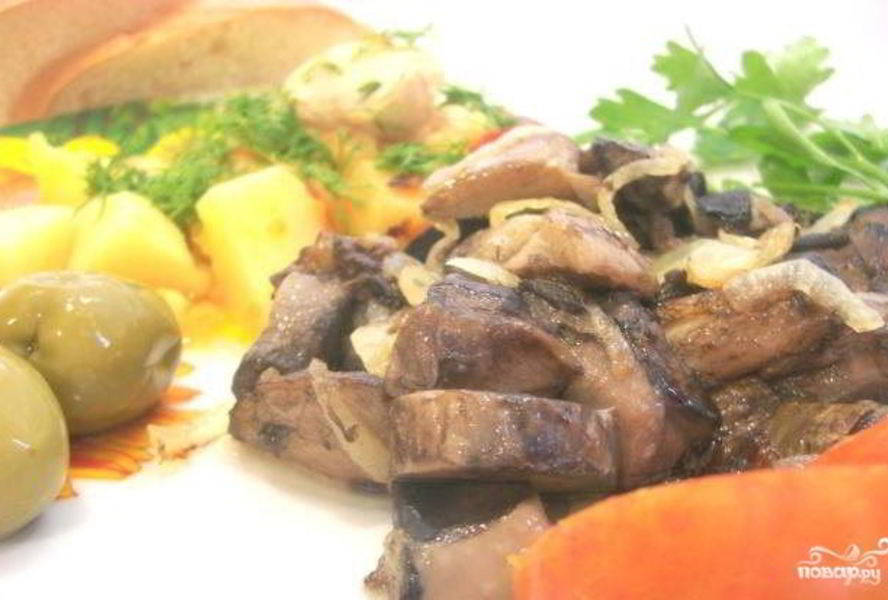 Запеченные подосиновики