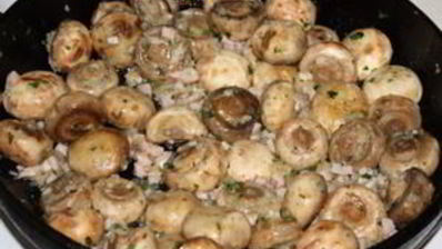 жареные шампиньоны