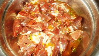 гуляш из барашка под апельсиновым соусом