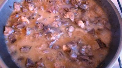 гуляш из барашка под апельсиновым соусом