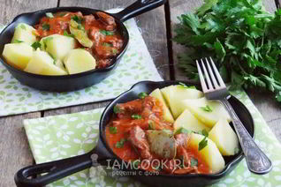 Гуляш из лосятины