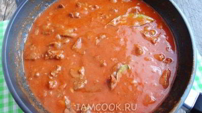 гуляш из лосятины