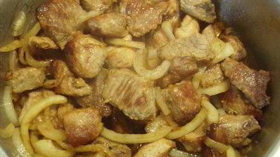 гуляш с квашеной капустой