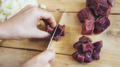 гуляш с лесными грибами