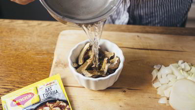 гуляш с лесными грибами