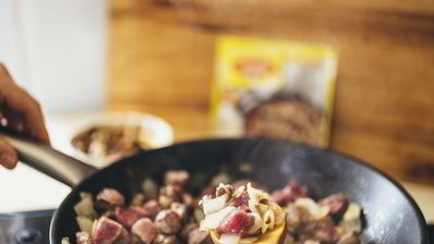 гуляш с лесными грибами