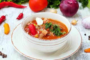 Гуляш с телятиной