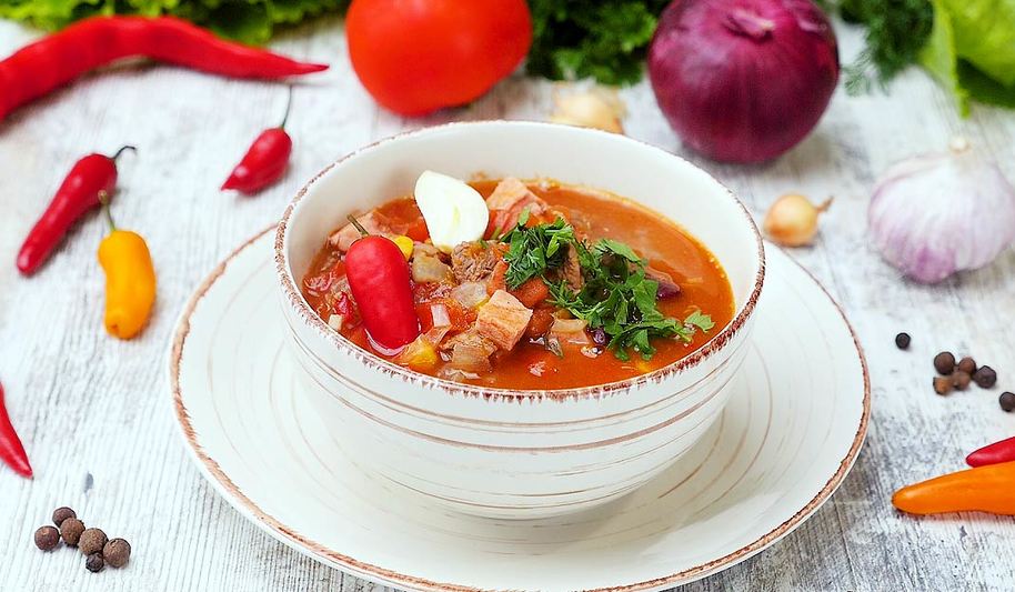 Рецепт гуляша с телятиной