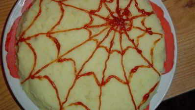 картофельное пюре паучки