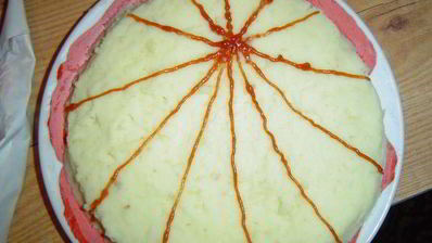 картофельное пюре паучки