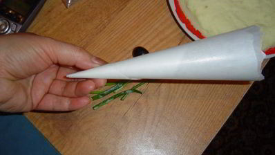 картофельное пюре паучки