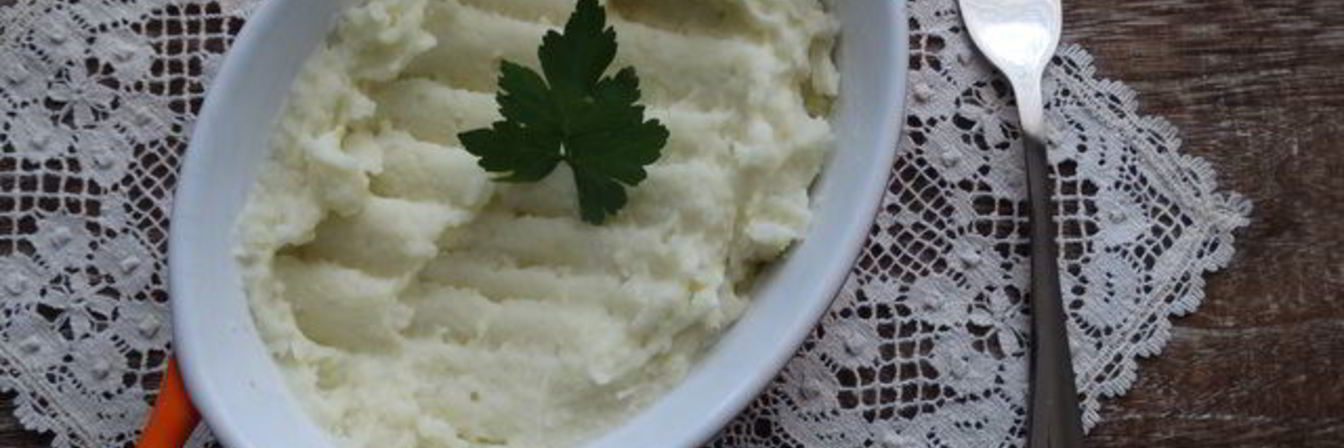 Картофельное пюре с чесноком