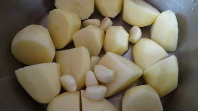 картофельное пюре с чесноком