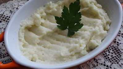 картофельное пюре с чесноком