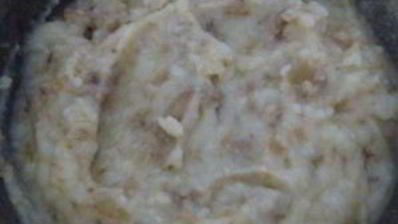 картофельное пюре с тушенкой