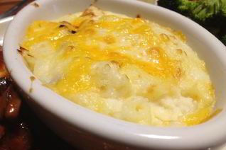 Картофельное пюре запеченное с сыром
