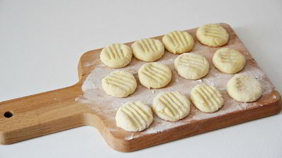 картофельные ньокки с грибами