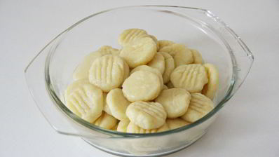 картофельные ньокки с грибами