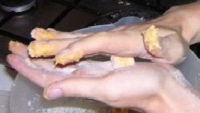 клецки из тыквы с кориандром алмонд песто