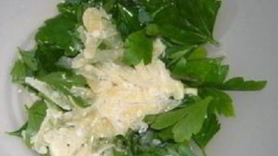 клецки из тыквы с кориандром алмонд песто