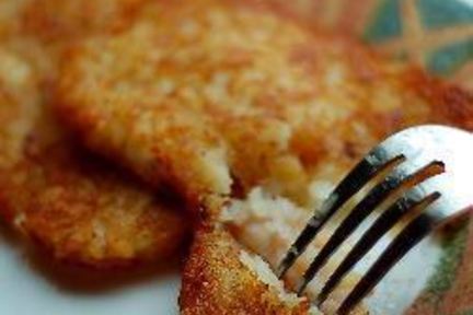 Картофельные котлетки с кукурузой