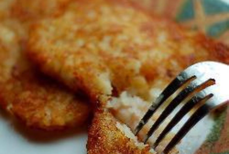 Картофельные котлетки с кукурузой