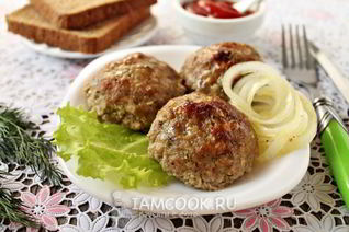 Котлеты из фарша говядины и свинины