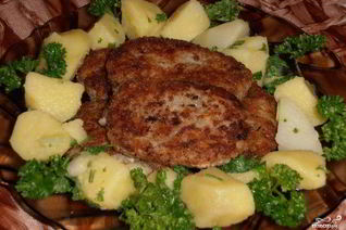 Котлеты из консервов рыбных