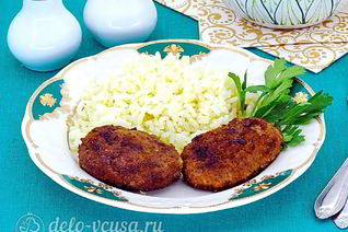 Котлеты из свинины с печенью