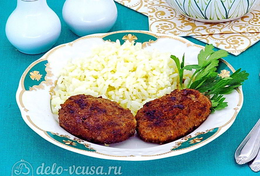 Котлеты из свинины с печенью