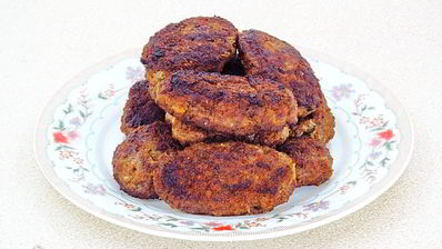 котлеты из свинины с печенью