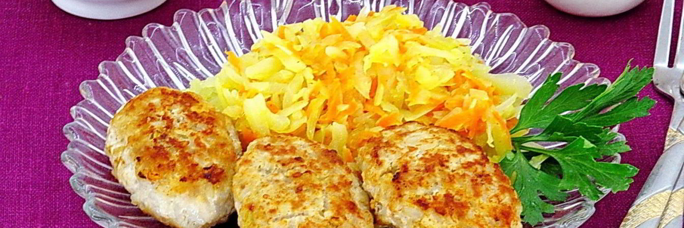 Котлеты из свинины с рисом