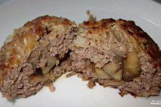 Котлеты с грибами