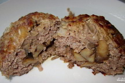 Котлеты с грибами