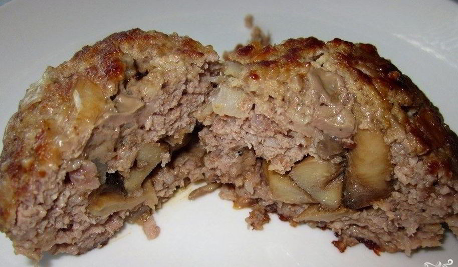 Рецепт котлет с грибами