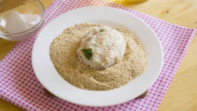 куриные котлеты с рисом