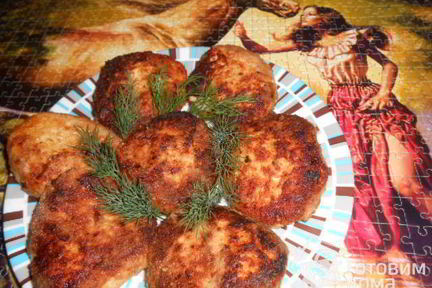 Куриные котлеты с творогом