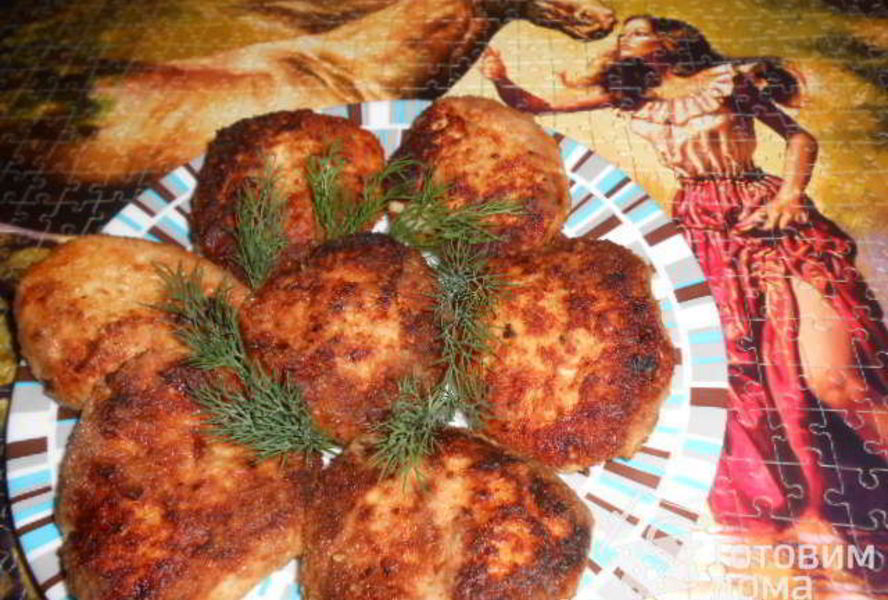 Куриные котлеты с творогом
