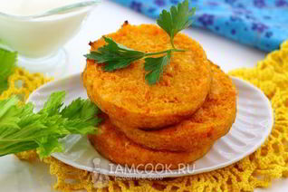 Морковные котлеты в духовке