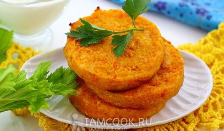 Рецепт морковных котлет в духовке