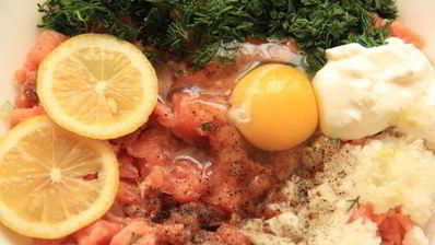 рубленные котлеты из горбуши