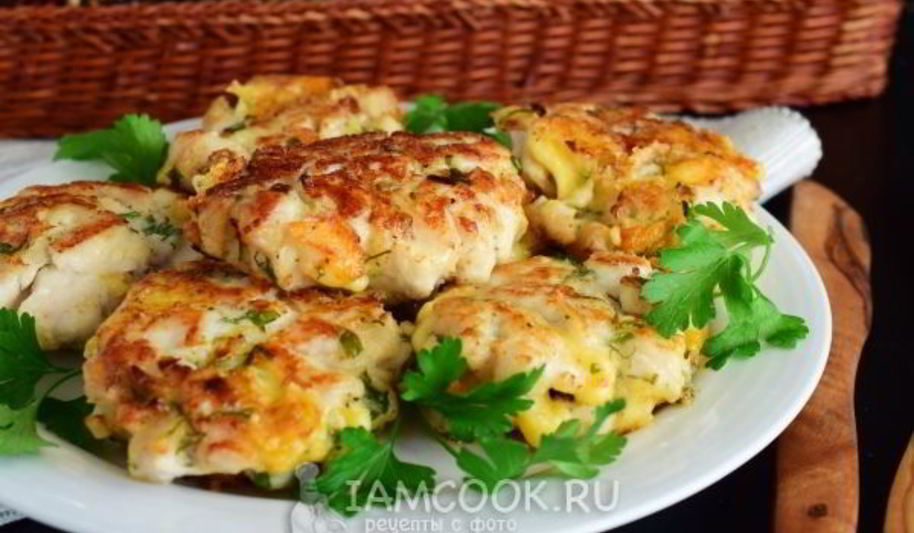 Рецепт рубленных котлет из куриной грудки с сыром