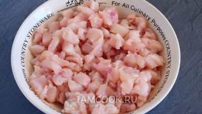 рубленные котлеты из куриной грудки с сыром