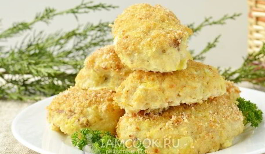 Рецепт рыбных котлет в духовке