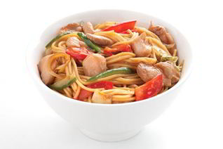 Лапша по-домашнему с курицей