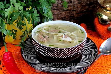 Лапша по-казахски Кеспе