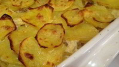 картофельная лазанья с фаршем