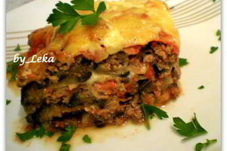 Лазанья с баклажанами