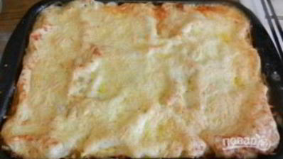 лазанья с говядиной и томатами