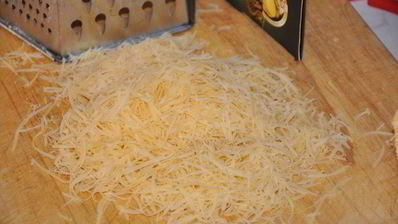 лазанья с кабачками и помидорами с сыром джюгас